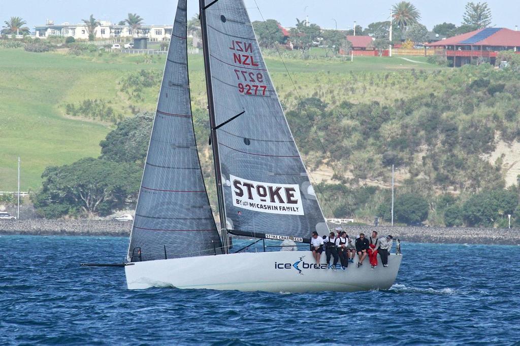 Icebreaker - RNZYS Winter Series, August 2, 2014 © Richard Gladwell www.photosport.co.nz